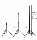 200cm 78in Adjustable Tripod Stand For VR Light Lamp Umbrella Stand For f/ Oculus 1/4