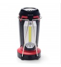 270LM COB 2000mAh Rechargeable Multifunctional Lantern LED Flashlight Work Light Waterproof Portable Night Fishing Light  - Red