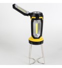 270LM COB 2000mAh Rechargeable Multifunctional Lantern LED Flashlight Work Light Waterproof Portable Night Fishing Light  - Red