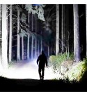 2000lm 1000m Super Bright Work Light LED Spotlight Hunting Emergency Flashlight