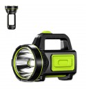 Super Bright LED Spotlight 2 Modes USB Rechargeable Searchlight Flashlight Work Light Waterproof Camping Hunting - A