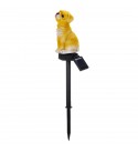 1.2V 600mAh LED Solar Light Animal Shape Cute Work Light Outdoor Hunting Emergency Night Lamp -  Yellow