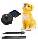 1.2V 600mAh LED Solar Light Animal Shape Cute Work Light Outdoor Hunting Emergency Night Lamp -  Yellow