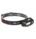 4-Modes COB Sensing Induction LED Headlamp USB Rechargeable Bike Light Night Fishing Headlight Sensor Camping Work Light - Type 