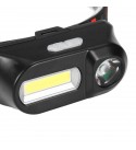 4-Modes COB Sensing Induction LED Headlamp USB Rechargeable Bike Light Night Fishing Headlight Sensor Camping Work Light - Type 