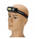 4-Modes COB Sensing Induction LED Headlamp USB Rechargeable Bike Light Night Fishing Headlight Sensor Camping Work Light - Type 