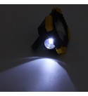 AA/Solar Battery COB 750LM Rechargeable Waterproof LED Portable Spotlight Work Light for Outdoor Camping Fishing - .A  Yellow