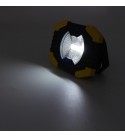 AA/Solar Battery COB 750LM Rechargeable Waterproof LED Portable Spotlight Work Light for Outdoor Camping Fishing - .A  Yellow