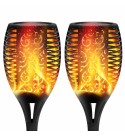 33LEDs 56CM Height Waterproof Solar Fire Torch Light Flickering Flame Lamp Outdoor Landscape Garden Lighting