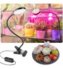 Clip Plant Fill Light LED Grow Light Fleshy Planting Double Head Timing With Clips Like Sun - 2