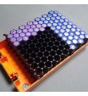 1Pcs Battery Radiating Holder For 20Pcs 18650 Batteries ABS Plastic Case Battery Pack Spacer Bracket