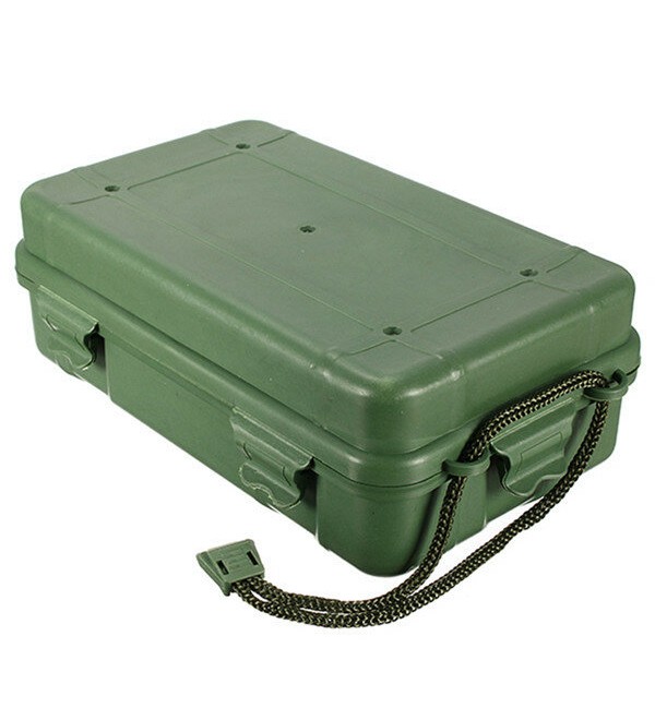 LED Flashlight Tools Green Box For Easy Carrying 18cm x 12cm x 5cm