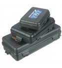 Black Plastic Flashlight Tool Storage Case Box For Outdooors Flashlight Accessories  - L