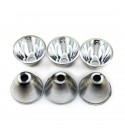 31.5x22mm LED Flashlight Reflector Cup High Power For XM-L T6 / XM-L2 / SST40 Orange Peel Reflector Highlight Reflector