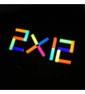 8pcs Luminous Tube Self-luminous Gadgets Strip 2*12mm 1.5*6mm Glow Gadgets For Astrolux MF01X WP4 Lumintop Flashlight EDC Tools 