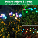 1 Pack, Brighten Up Your Garden With These Waterproof Solar-Powered LED Lights - 6/8 LEDs With Color-Changing Options