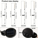 1pc Solar Garden Lights Outdoor, Waterproof Solar Firework Lights With 8 Modes, Light Up Your Garden With Solar Lawn Lights, LED Outdoor DIY Stake Lights