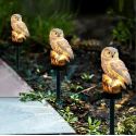 1pc Garden Solar Lights Outdoor Decorative  Owl Solar LED Lights With Stake For Garden Lawn Pathway Yard Decortions