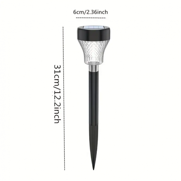 2pcs Solar Outdoor Light Projection Lawn Lamp Villa Layout Garden Waterproof Outdoor Solar Light Landscape Courtyard Decoration Garden Lamp