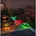 2pcs Solar Outdoor Light Projection Lawn Lamp Villa Layout Garden Waterproof Outdoor Solar Light Landscape Courtyard Decoration Garden Lamp