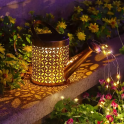 1pc, Solar Watering Can With Lights, Solar Lanterns Outdoor Hanging Waterproof Garden Decor, Solar Lights Outdoor Garden Decorative, Retro Metal Solar Garden Lights Yard Decorations For Lawn Path Patio