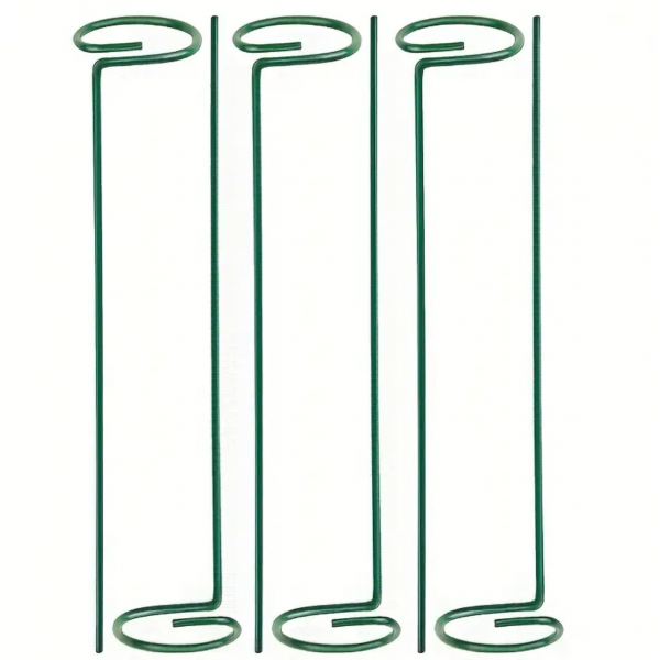 8pcs Plant Support Pile Garden Pile Plant Rod Support Cage Plant Stabilizer Hair Straightener Bracket Suitable For Outdoor Indoor Plants Tomato Peony Orchid