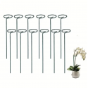 8pcs Plant Support Pile Garden Pile Plant Rod Support Cage Plant Stabilizer Hair Straightener Bracket Suitable For Outdoor Indoor Plants Tomato Peony Orchid