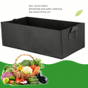 1pc, Thick Fabric Raised Garden Bed For Indoor And Outdoor Growing: Grow Your Own Vegetables At Home. 10 Gallons, Creative Pots, Super Beautiful Flower Pot, Indoor Outdoor Home Decor Garden Patio